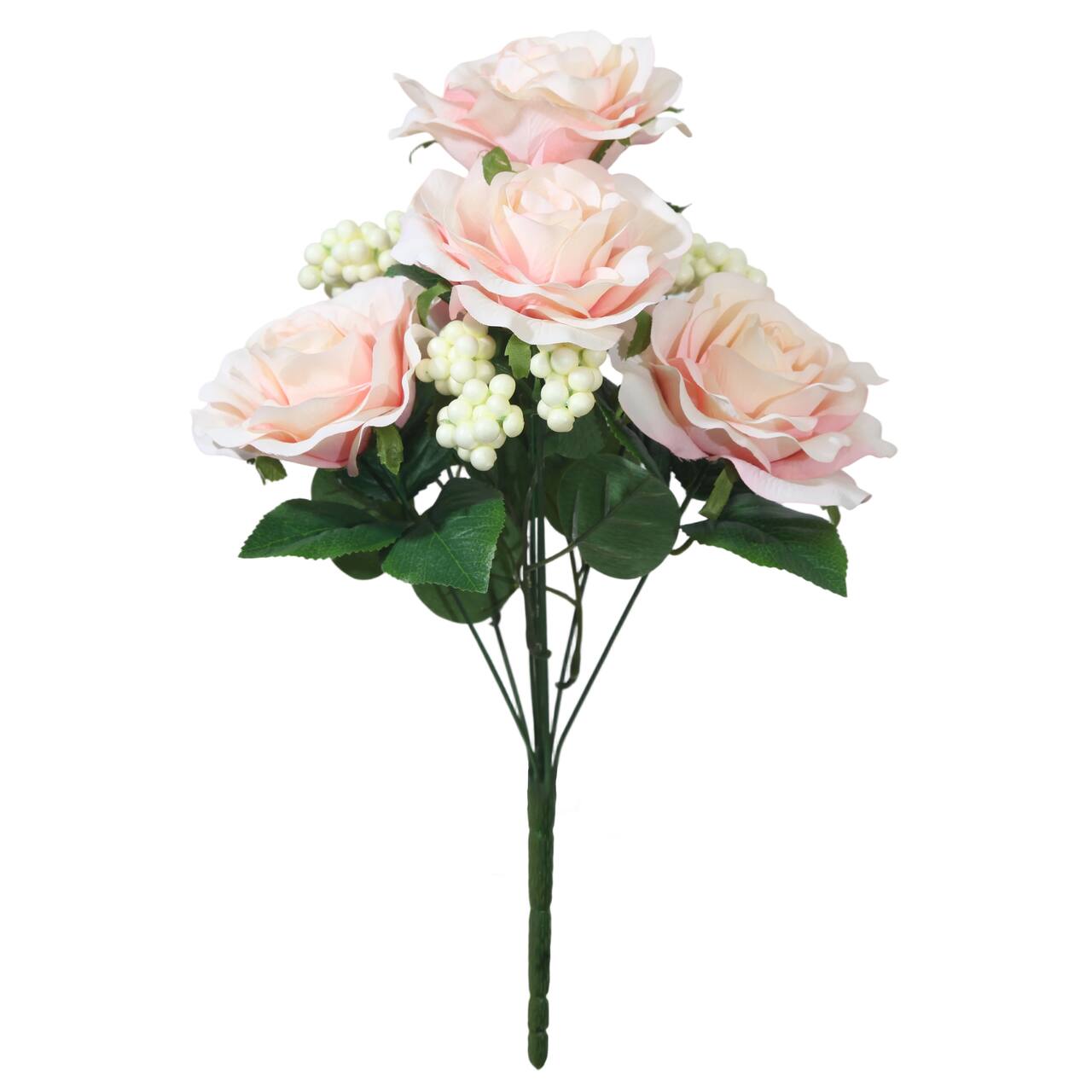 17" Pink Rose with Berry Deluxe Bush by Ashland®